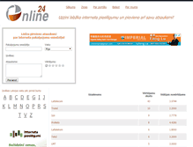 Tablet Screenshot of online24.lv