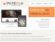 Tablet Screenshot of online24.pl